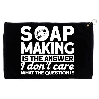 Soap Making Is The Answer Soap Maker Gift Grommeted Golf Towel