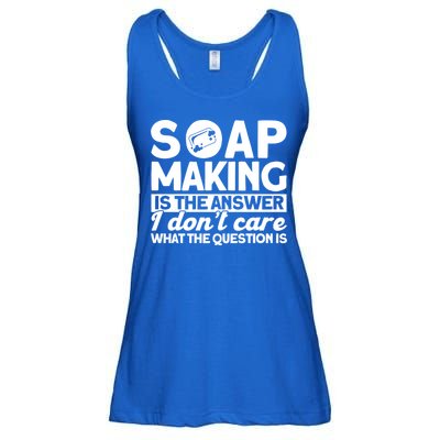 Soap Making Is The Answer Soap Maker Gift Ladies Essential Flowy Tank
