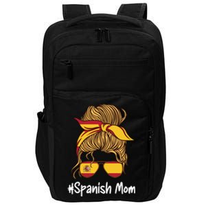 Spanish Mom International Spain Flag Mothers Day Gift Impact Tech Backpack