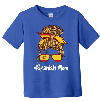 Spanish Mom International Spain Flag Mothers Day Gift Toddler T-Shirt