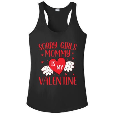 Sorry Mommy Is My Valentines Day Mom Son Meaningful Gift Ladies PosiCharge Competitor Racerback Tank