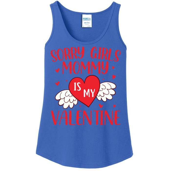 Sorry Mommy Is My Valentines Day Mom Son Meaningful Gift Ladies Essential Tank