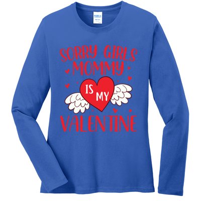 Sorry Mommy Is My Valentines Day Mom Son Meaningful Gift Ladies Long Sleeve Shirt