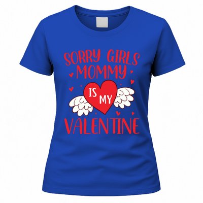 Sorry Mommy Is My Valentines Day Mom Son Meaningful Gift Women's T-Shirt