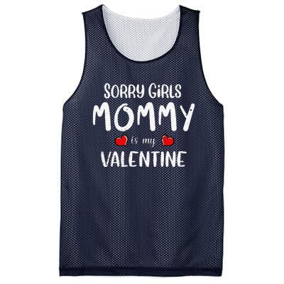 Sorry Mommy Is My Valentine Outfit Funny Hims Gift Mesh Reversible Basketball Jersey Tank