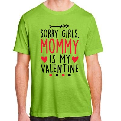 Sorry Mommy Is My Valentines Day Mom Son Meaningful Gift Adult ChromaSoft Performance T-Shirt