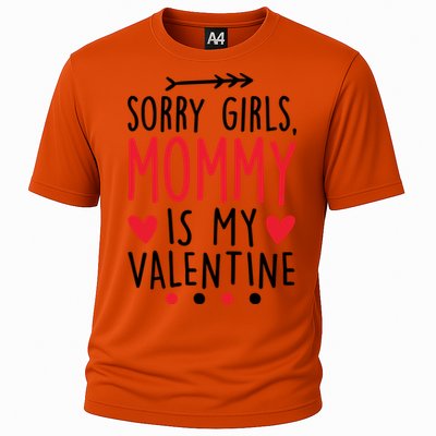 Sorry Mommy Is My Valentines Day Mom Son Meaningful Gift Cooling Performance Crew T-Shirt