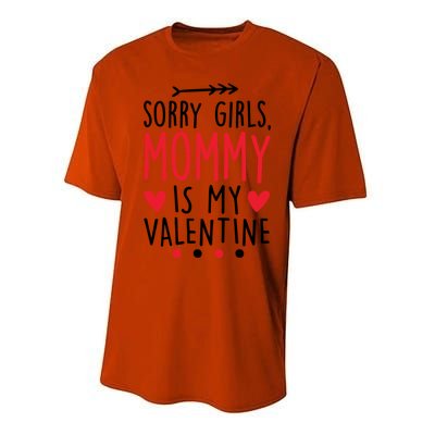 Sorry Mommy Is My Valentines Day Mom Son Meaningful Gift Performance Sprint T-Shirt