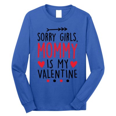 Sorry Mommy Is My Valentines Day Mom Son Meaningful Gift Long Sleeve Shirt