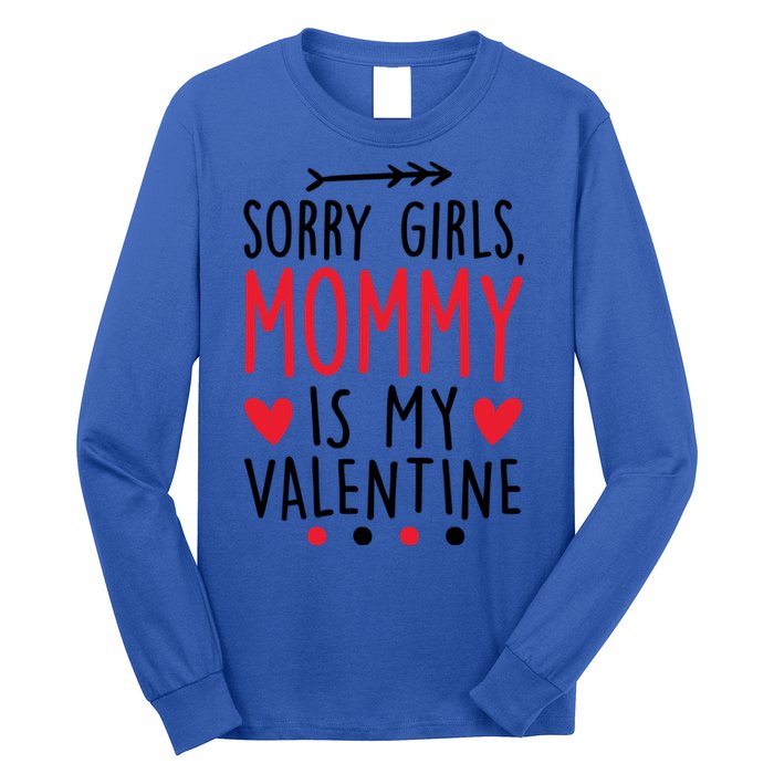 Sorry Mommy Is My Valentines Day Mom Son Meaningful Gift Long Sleeve Shirt