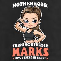 Stretch Marks Into Strength Marks Design Bodybuilding Mom Meaningful Gift Cool Comfort Performance Bucket Hat