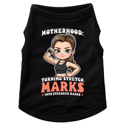 Stretch Marks Into Strength Marks Design Bodybuilding Mom Meaningful Gift Doggie Tank