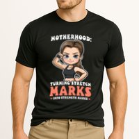 Stretch Marks Into Strength Marks Design Bodybuilding Mom Meaningful Gift Performance Shirt