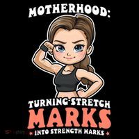 Stretch Marks Into Strength Marks Design Bodybuilding Mom Meaningful Gift Backpack