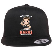 Stretch Marks Into Strength Marks Design Bodybuilding Mom Meaningful Gift Flatbill Hat