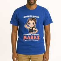 Stretch Marks Into Strength Marks Design Bodybuilding Mom Meaningful Gift Tall T-Shirt
