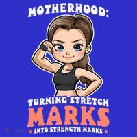 Stretch Marks Into Strength Marks Design Bodybuilding Mom Meaningful Gift Mesh Reversible Basketball Jersey Tank