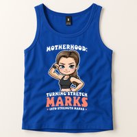 Stretch Marks Into Strength Marks Design Bodybuilding Mom Meaningful Gift Tank Top