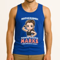 Stretch Marks Into Strength Marks Design Bodybuilding Mom Meaningful Gift Tank Top