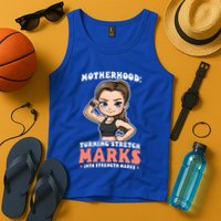Stretch Marks Into Strength Marks Design Bodybuilding Mom Meaningful Gift Tank Top