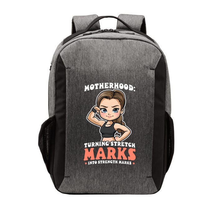 Stretch Marks Into Strength Marks Design Bodybuilding Mom Meaningful Gift Vector Backpack