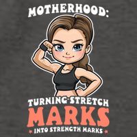 Stretch Marks Into Strength Marks Design Bodybuilding Mom Meaningful Gift Vector Backpack