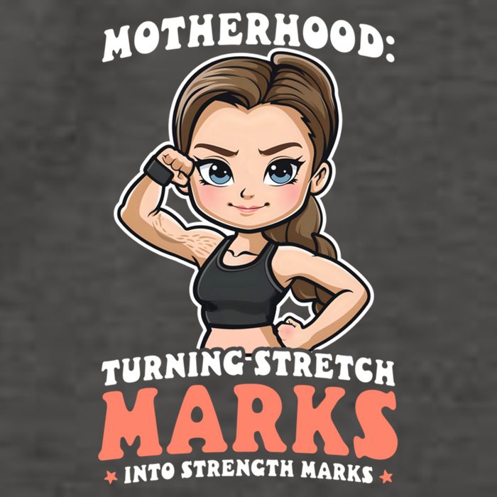 Stretch Marks Into Strength Marks Design Bodybuilding Mom Meaningful Gift Vector Backpack