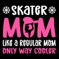 Skater Mom. Ice Skating Cooling Performance Crew T-Shirt