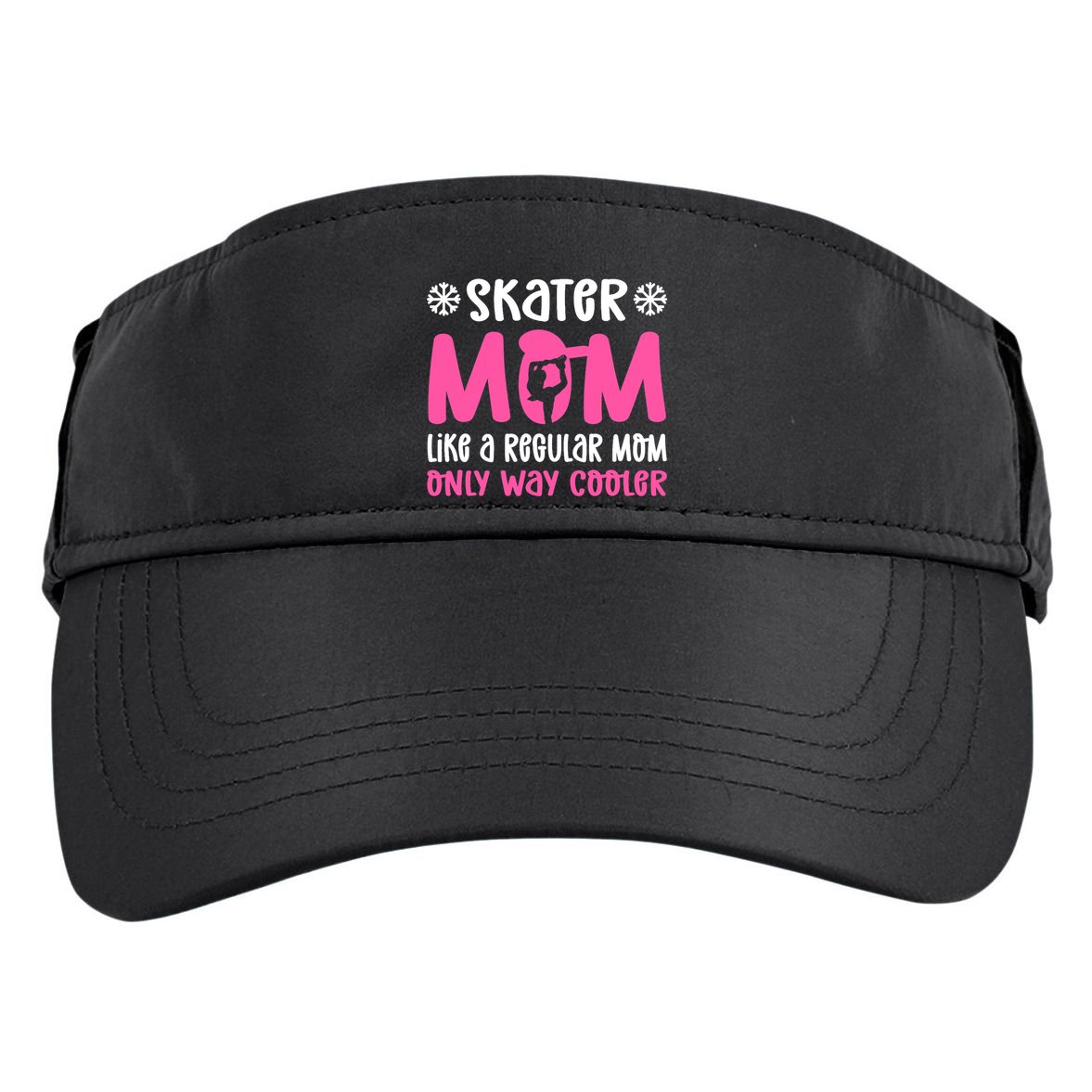 Skater Mom. Ice Skating Adult Drive Performance Visor