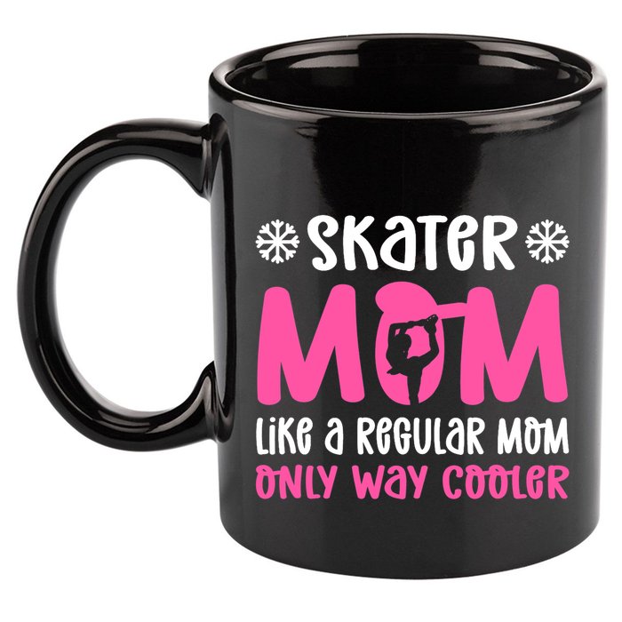 Skater Mom. Ice Skating 11oz C Handle Ceramic Mug