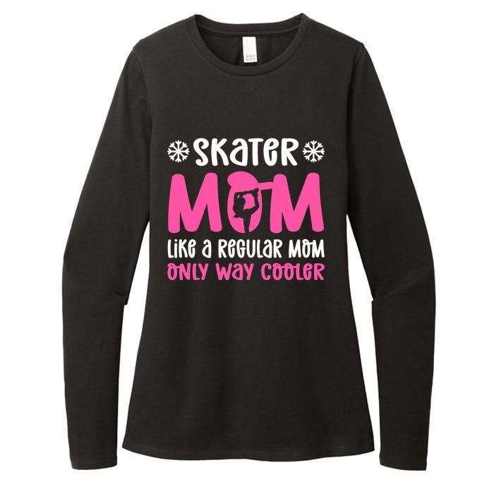 Skater Mom. Ice Skating Womens CVC Long Sleeve Shirt