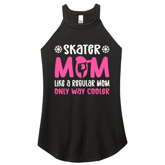 Skater Mom. Ice Skating Women's Perfect Tri Rocker Tank