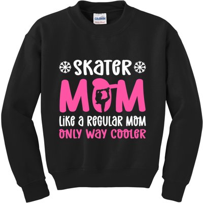Skater Mom. Ice Skating Kids Sweatshirt