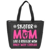 Skater Mom. Ice Skating Zip Tote Bag