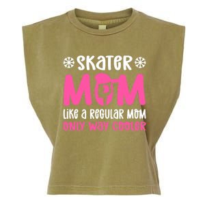 Skater Mom. Ice Skating Garment-Dyed Women's Muscle Tee