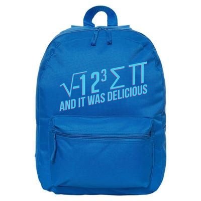 Science Math I 8 Sum Pi Day Algebra Lover Meme Nerd Geek Lol Gift 16 in Basic Backpack