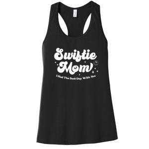 Retro Mom I Had The Best Day With You Funny Mothers Day Women's Racerback Tank