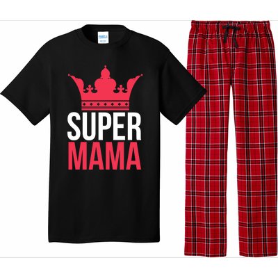 Super Mama I Best Mother In The World Gift Pajama Set