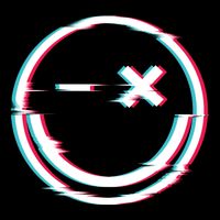 Smile Glitch Youth Performance Sprint T-Shirt