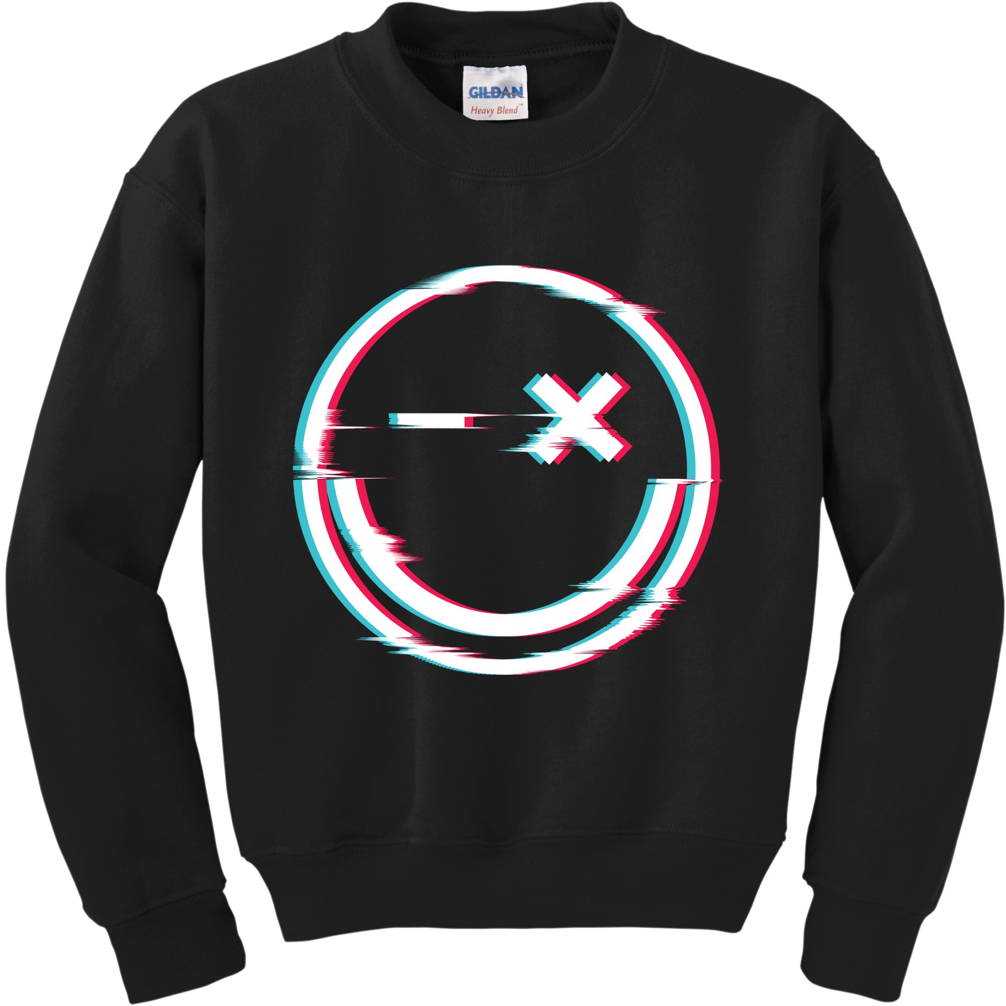 Smile Glitch Kids Sweatshirt