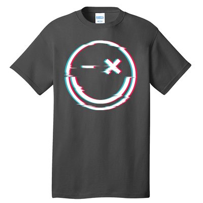 Smile Glitch Tall T-Shirt