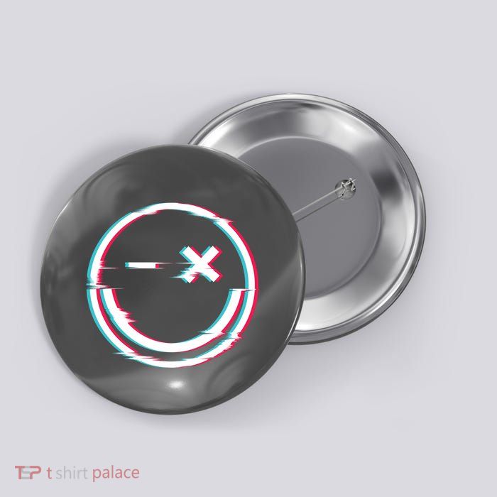 Smile Glitch Button