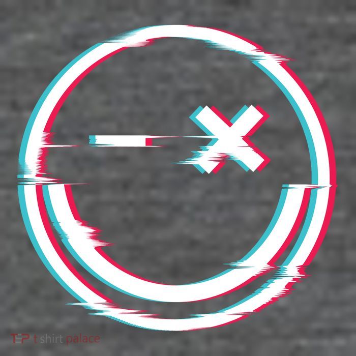 Smile Glitch Button