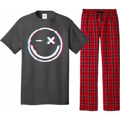 Smile Glitch Pajama Set