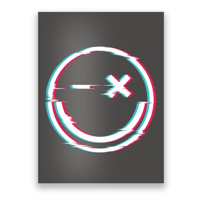 Smile Glitch Poster