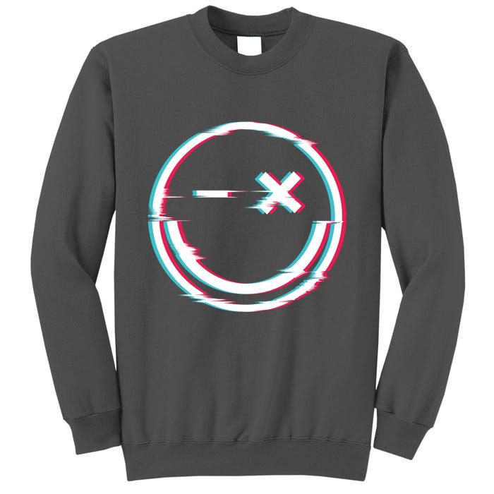 Smile Glitch Tall Sweatshirt