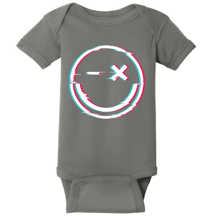 Smile Glitch Baby Bodysuit