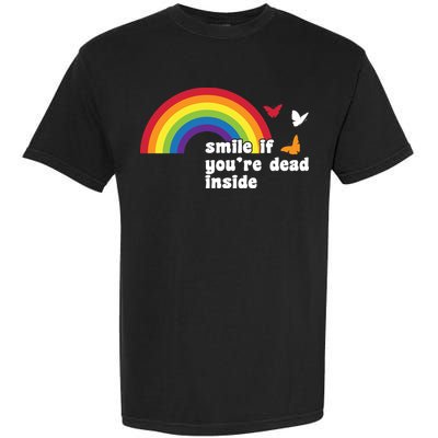 Smile If You're Dead Inside Garment-Dyed Heavyweight T-Shirt