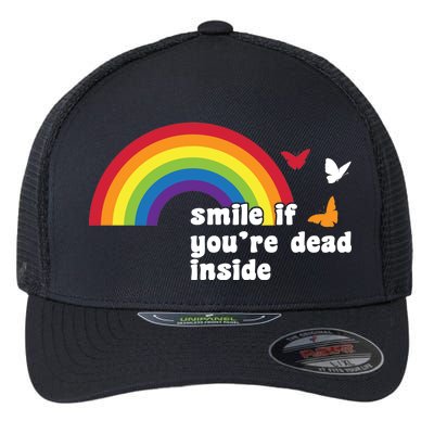 Smile If You're Dead Inside Flexfit Unipanel Trucker Cap