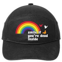 Smile If You're Dead Inside 7-Panel Snapback Hat